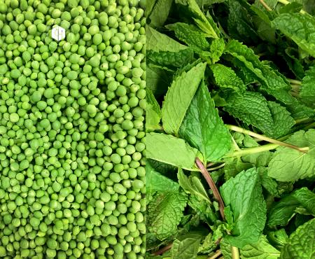 Chilled Sweet English Pea & Mint Soup