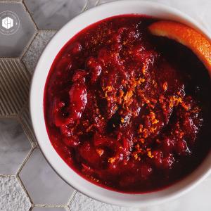 Blood Orange Ginger Cranberry Sauce 