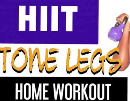 HIIT Home Workout For Lean and Tone Legs!