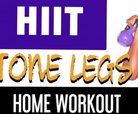 HIIT Home Workout For Lean and Tone Legs!