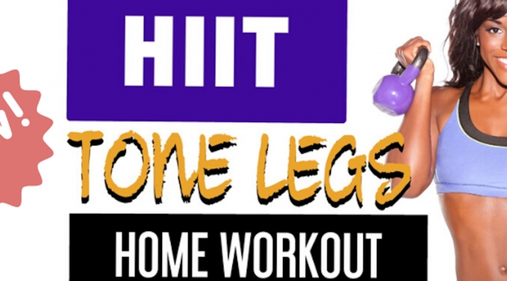 HIIT Home Workout For Lean and Tone Legs!