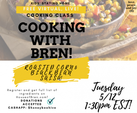 FREE Online Kids’ Cooking Class with Bren