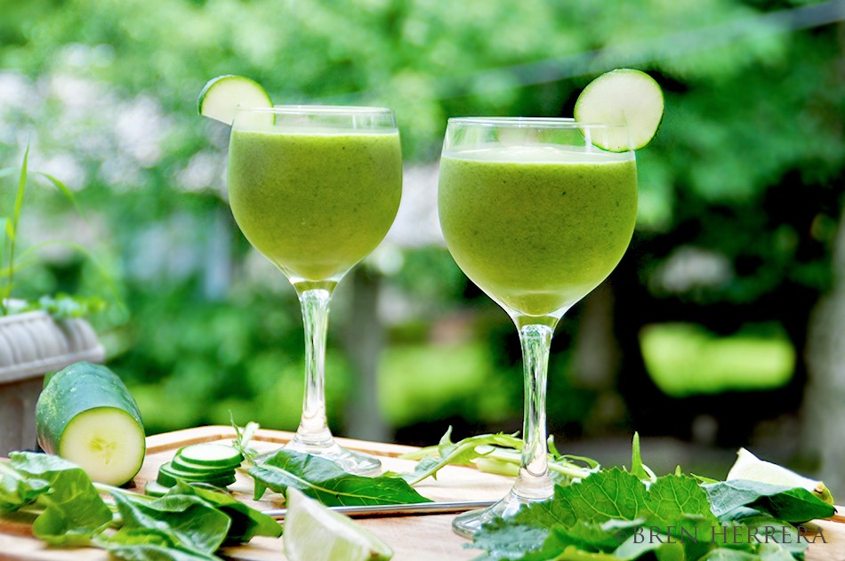 Swiss Chard Smoothie For Two